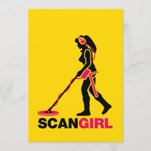 Faire-part Métal détectant des annonces