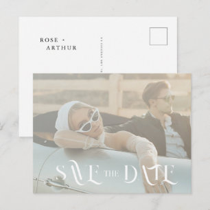 Faire-part minimaliste et chic de Save The Date