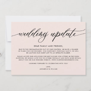 Faire-part Mise à jour de mariage Annonce de mariage plus i