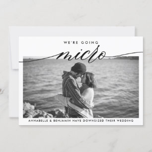 Faire-part Mise à jour mariage   Nous Allons Faire Du Micro