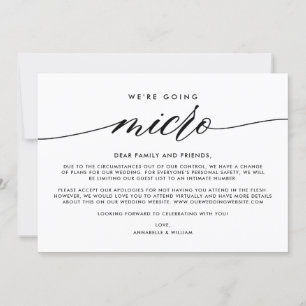 Faire-part Mise à jour mariage   Nous Allons Faire Du Micro