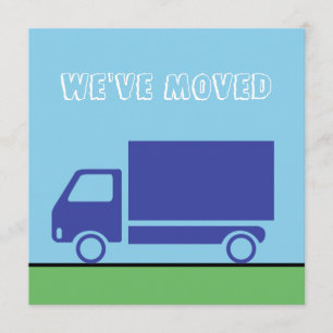 Faire-part mobile de camion mobile fait sur