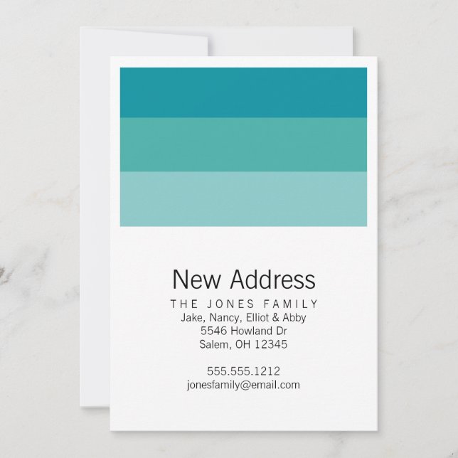 faire-part mobile de l'écouvillon de peinture (Devant)