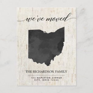 Faire-part mobile, état de l'Ohio rustique