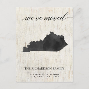 Faire-part mobile, état du Kentucky rustique