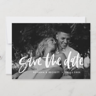 Faire-part Modern elegant photo Save the Date