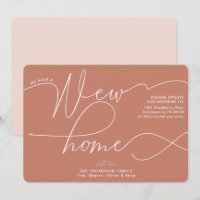 Moderne Nouvelle Maison Calligraphie Rouille Démén