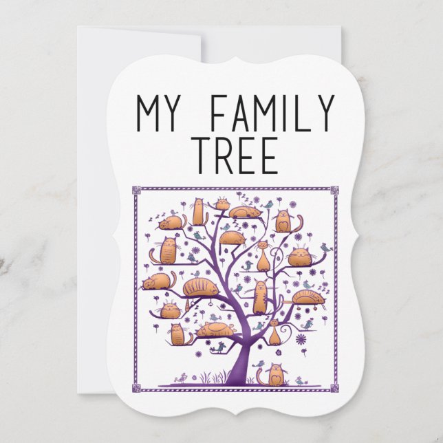 Faire-part Mon arbre familial (Devant)