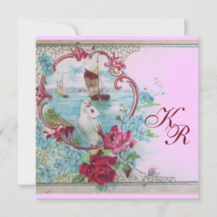 FAIRE-PART MONOGRAMME ROMANTİCA