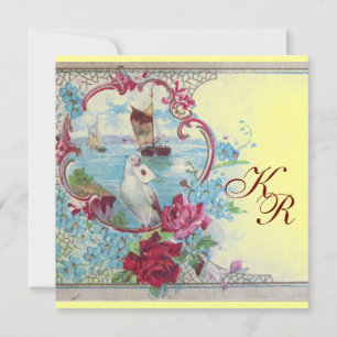 FAIRE-PART MONOGRAMME ROMANTİCA