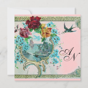 FAIRE-PART MONOGRAMME ROMANTİCA 3