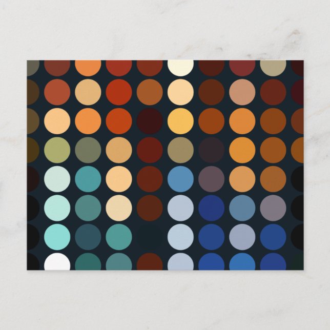 Faire-part Motifs géométriques | Carte postale Changement d'a (Devant)