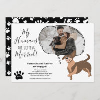 My Humains se marier fiançailles drôle photo