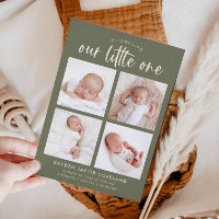 Naissance multi photo écologique de notre petite t