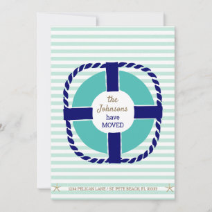 Faire-part Nautical Déménagé en Floride Nouvelle maison Démén