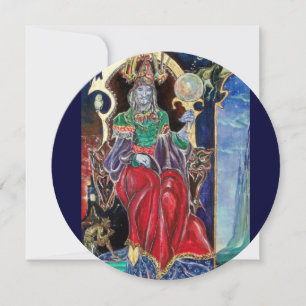 Faire-part NEUROMANCER, bleu rouge