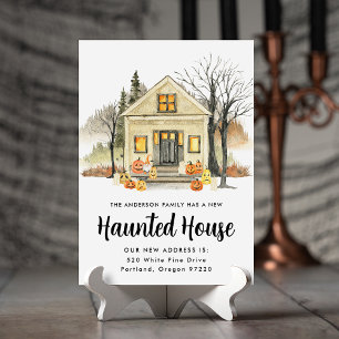 Faire-part New Haunted House Halloween Moving