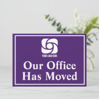 Notre bureau a déménagé Logo d'entreprise