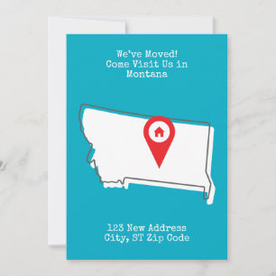 Faire-part Nous avons bougé ! Venez nous rendre visite au Mon