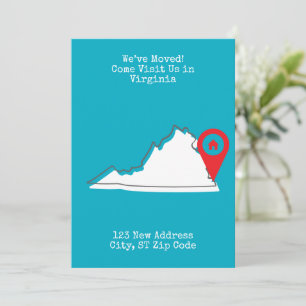 Faire-part Nous avons bougé ! Venez nous rendre visite en Vir