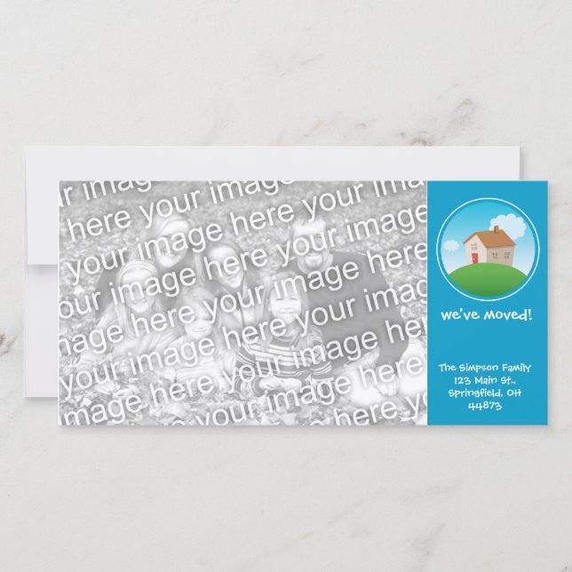 Faire-part Nous avons déménagé (Devant)