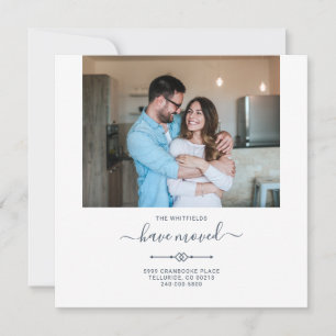 Faire-part Nous avons déménagé Changement d'adresse Photo Dép