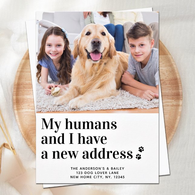 Faire-part Nous Avons Déménagé Nouvelle Adresse Animaux De Co (Créateur téléchargé)