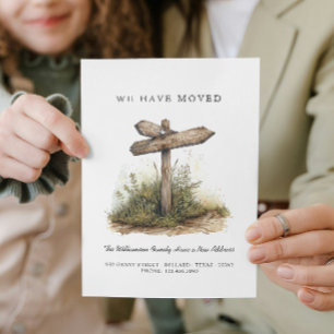 Faire-part Nous avons déménagé - Nouvelle adresse I panneau r