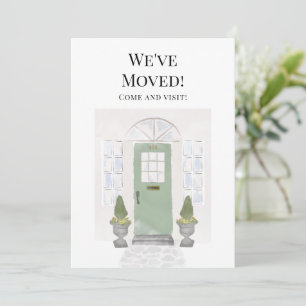 Faire-part Nous avons déménagé Nouvelle Maison Aquarelle Port