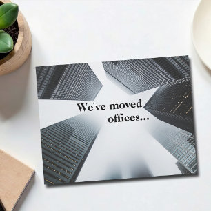 Faire-part Nous avons déplacé des bureaux Changement d'adress