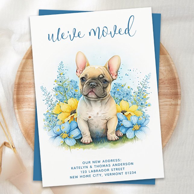 Faire-part Nous avons déplacé le Chien Chien Chien Chien Chie (Créateur téléchargé)