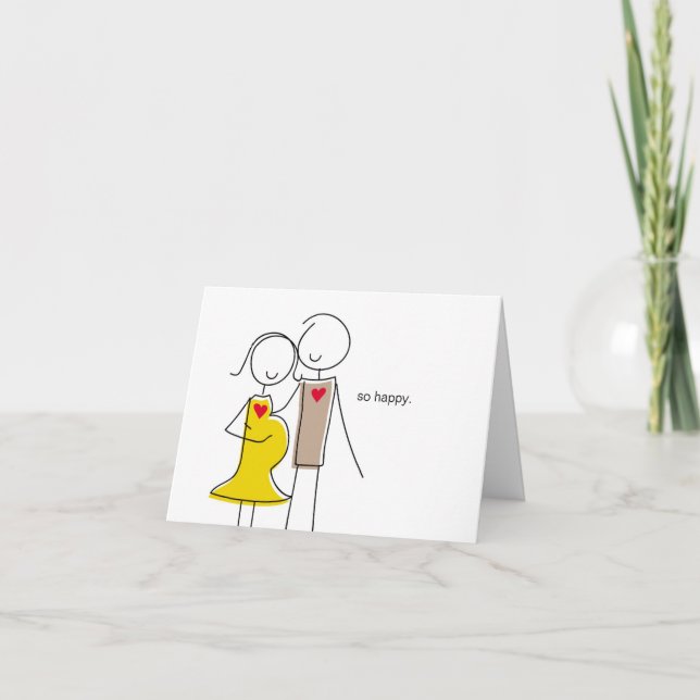 Faire-part Nous avons des annonces pour bébés (Devant)