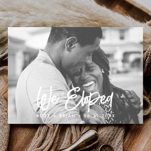 Faire-part Nous avons fait une annonce de mariage personnalis