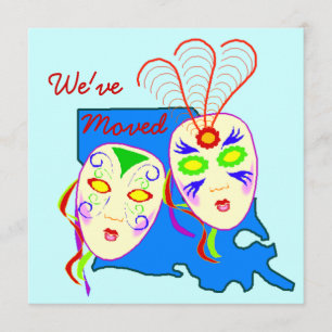 Faire-part Nous avons le mouvement déplacé en mouvement de la