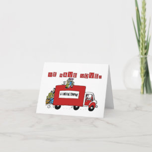 Faire-part nous avons proposé un changement d'adresse