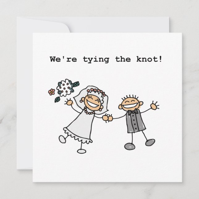 Faire-part Nous nous marions (Devant)