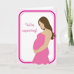 Faire-part Nous prévoyons ! Ventre enceinte