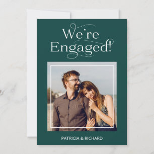 Faire-part Nous sommes fiancés Annonce de fiançailles