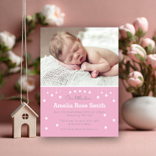 Faire-part Nouveau bébé faire-part/carte de remerciements