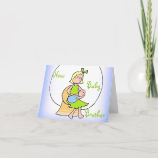 Faire-part Nouveau frère de bébé