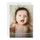 Nouveau Merci photo bébé Coeur naissance moderne