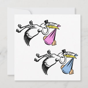 Faire-part Nouveaux jumeaux pour bébés