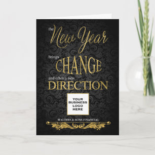 Faire-part Nouvel an Nouvelle direction Business Logo Clients