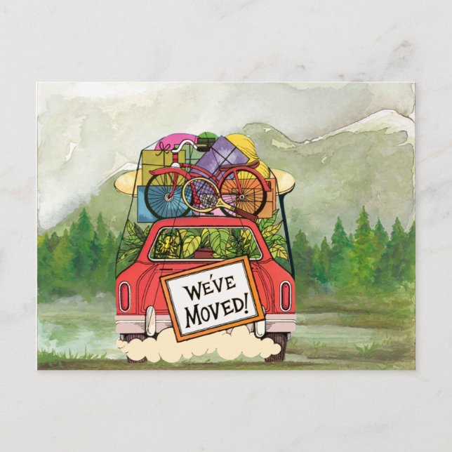 Faire-part Nouvelle carte postale (Devant)