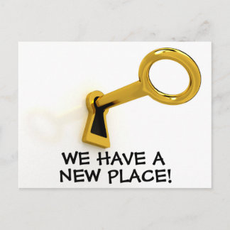 Faire-part Nouvelle Carte Postale de Changement d'Adresse