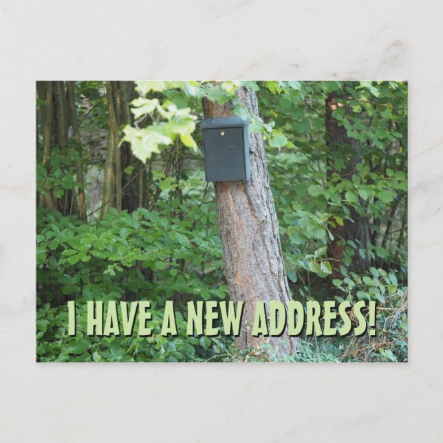 Faire-part Nouvelle Carte Postale de Changement d'Adresse (Devant)