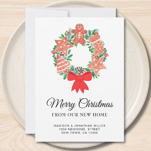 Faire-part Nouvelle Maison Fête de Noël Déménagement