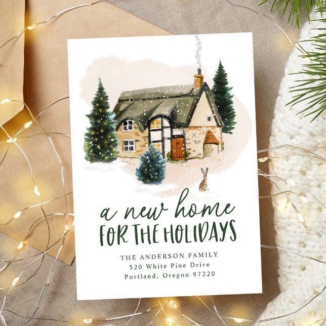 Faire-part Nouvelle maison pour les vacances déménager (Créateur téléchargé)