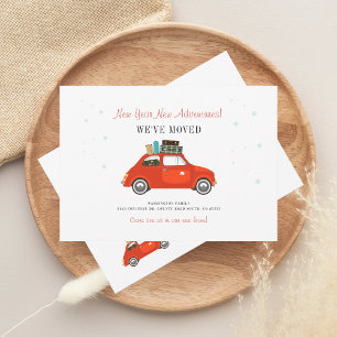 Faire-part Nouvelles aventures Changement d'adresse Déménagem