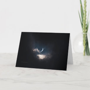 Faire-part "Nuages de nuit blancs"